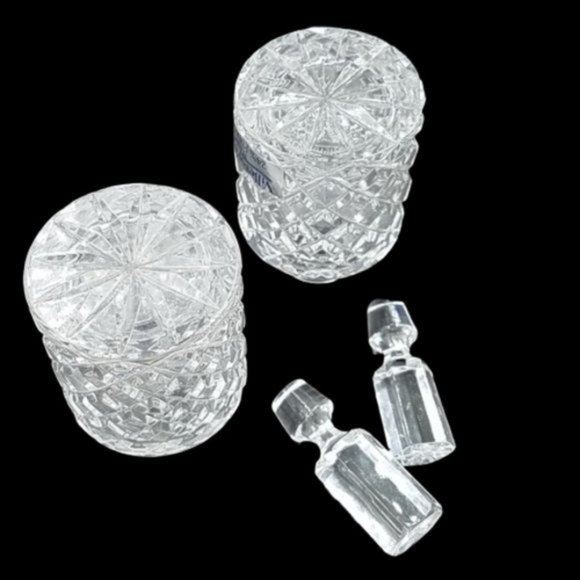 Pair Villeroy & Boch Crystal Scent Bottles - Picture 5 of 6